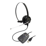 Lote 10 Pçs Headset Usb Voip C/ Adaptador P/ Rj09 Dh-50t Zox