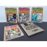 Lote 4 Mini Revista Rock Animal Com Bolsinha (raro) L2