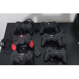Lote 6 Controles Ps2 - Contém 1 Original - Leia O Anúncio