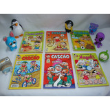 Lote 6 Gibis Turma Da Monica + Brinquedos Criança Leitura L4