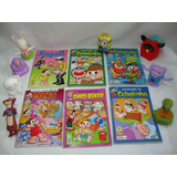 Lote 6 Gibis Turma Da Monica + Brinquedos Criança Leitura L5