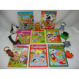 Lote 8 Gibis Turma Da Monica + Brinquedos Criança Leitura L7