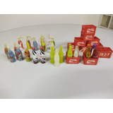 Lote Antigas Miniaturas De Garrafas Coca Cola