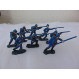 Lote C/ 8 Bonecos Antigos Britains Herald Batalha Do Tuiuti