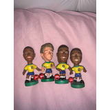 Lote Com 04 Mini Craques Coca Cola Seleção Brasileira