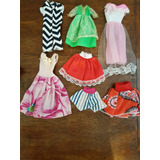  Lote Com 19 Roupas Artesanais Barbie ,susi E Outras