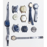 Lote De 11 Relógios Antigos Seiko, Omodox, Classic, Aetos...