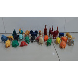 Lote De Bonecos Dino E Animal Rock Recreio 27 Bonecos