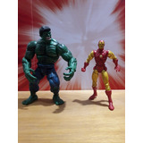 Lote Hulk Toybiz E Homem De Ferro Hasbro Marvel Legends 