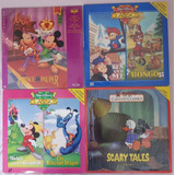 Lote Laser Disc Mini Clássicos Disney - 4 Discos