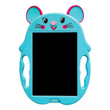 Lousa Mágica Infantil Animais Divertidos Tela Lcd Azul Fenix Cor Azul Ratinho