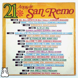 Lp 21 Anos De San Remo Disco De Vinil 1978