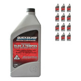 Lubrificante Quicksilver Tcw3 2 Tempos 1 Litro Kit C/12