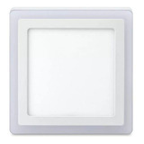 Luminaria (plafon)sobrepor Com 3 Estagio, 18w 6w - Quadrada Cor Branco 110v/220v