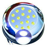 Luminária De Led 12v Ip68 Inox 18w Frio 6500k Rosca 1/2 21mm