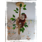 Luminária Infantil Safari De Macaquinho
