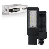 Luminária Led Para Poste Smd 50w Iluminação Publica Bivolt Carcaça Cinza Luz Branco-frio 110v/220v