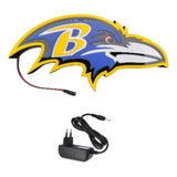 Luminária Nfl Baltimore Ravens