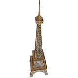 Luminária Torre Eiffel Para Montar Mdf Cru 1,25 Mt Altura