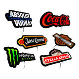 Luminoso Decorativo Para Bar Placa De Led 