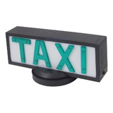 Luminoso Para Teto De Taxi Retangular Com Base De Íman