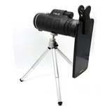 Luneta Telescópio Monocular 40 X 60 Tripé + Suporte Celular