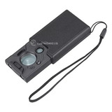 Lupa Conta Fios Luz Led Branco E Uv Zoom 30x Potente