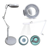 Lupa Luminária Articulada Led Estética Extensão Cílios Tripe