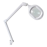 Lupa Luminária Led Apoio Mesa Duo Light Lente Estética Estek