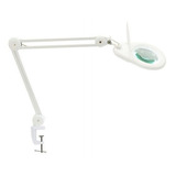 Lupa Para Esteticista Com Led E 8x De Aumento Uso Em Bancada