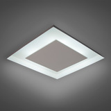 Lustre Embutir Quadrado Iluminação Decorativa Indireta 45x45 Cor Branco Voltagem 110v/220v (bivolt)