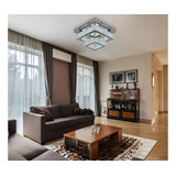 Lustre Plafon Led Nitrolux Ltx 700 Cristal Quadrado 36 W