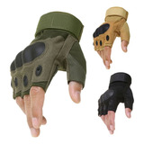 Luva Airsoft Tatica Paintball Meio Dedo Militar Bike Moto
