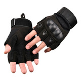 Luva Airsoft Tatica Paintball Meio Dedo Militar Bike Moto