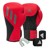 Luva Boxe adidas Speed Tilt 150 Pu + Bandagem 2,55m + Bucal