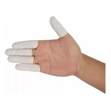 Luva De Dedo Dedeira Látex Manicure Cozinha Estética Kit 100