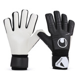 Luva De Goleiro Uhlsport Soft Hn Preto E Branco - Adulto