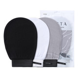 Luva Esfoliante Lotta Lotta 3 Peças 100% Fibra De Viscose