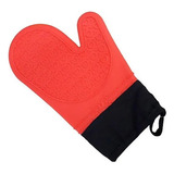 Luva Forno Fogão Térmica Silicone Cozinha 240 Graus Cor Vermelho