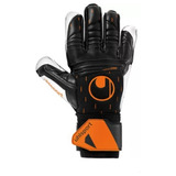 Luva Goleiro Uhlsport Speed Contact Soft Pro Preto E Laranja