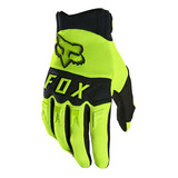 Luva Motocross Fox Dirtpaw Amarelo Cross Trilha Off Road