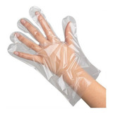 Luva Plástica Descartável - Manicure - 500 Unidades