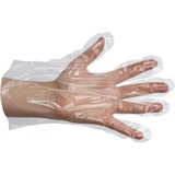 Luva Plástica Descartável Manicure Pacote 10000 Unidades