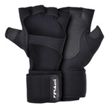 Luva Poker Neoprene Com Munhequeira Unissex Preto