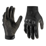 Luva Tática Invictus Crasher Police Preta Proteção Kevlar