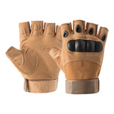 Luva Tática Militar Esportes Airsoft Meio Dedo - Cor. Preta