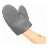 Luva Térmica De Silicone Pegador Para Altas Temperaturas Cor Cinza