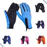 Luva Térmica Para Motoboy, Parapente, Asa Delta Quadriciclo Cor Celeste Tamanho G