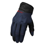 Luva X11 Nitro 4 Cores Moto Motoqueiro Motoboy - Azul - Gg
