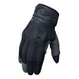 Luva X11 Nitro 4 Motoqueiro Bike Motociclista Proteção Full Cor Preto Tamanho P